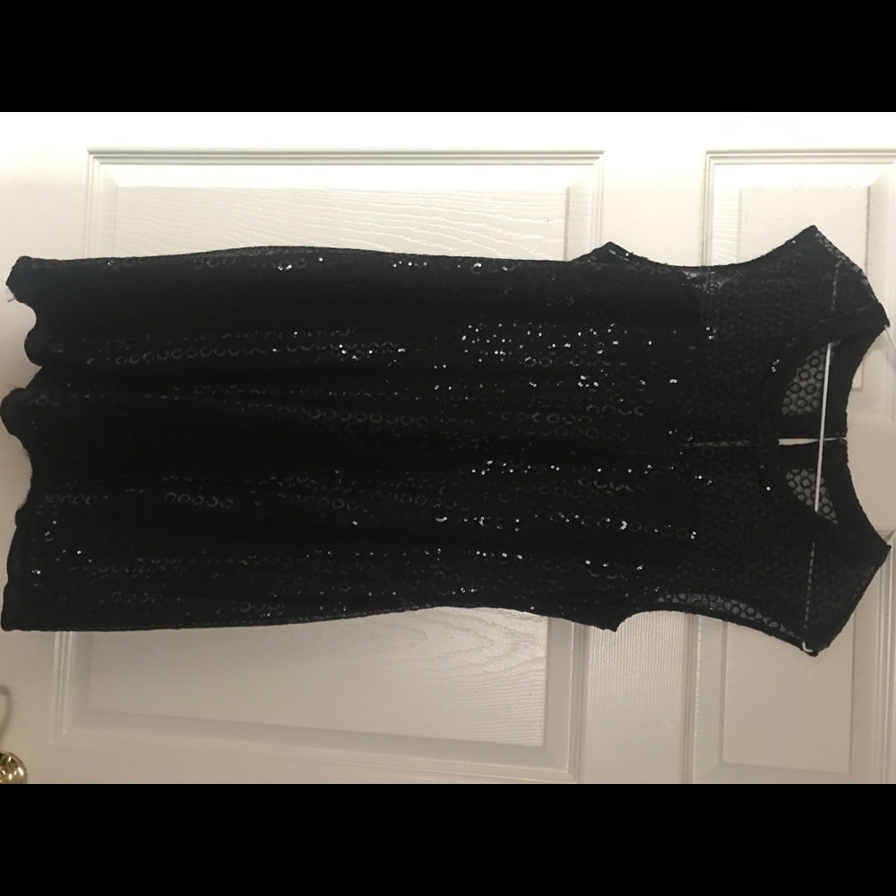 Black cocktail dress